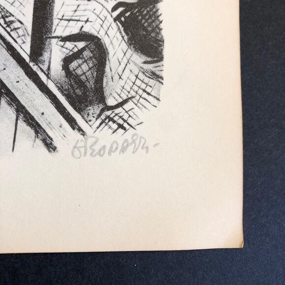 William Gropper "Sweatshop" 1930s Art Print Treasury Collection Sketch Vintage - Picture 5 of 11